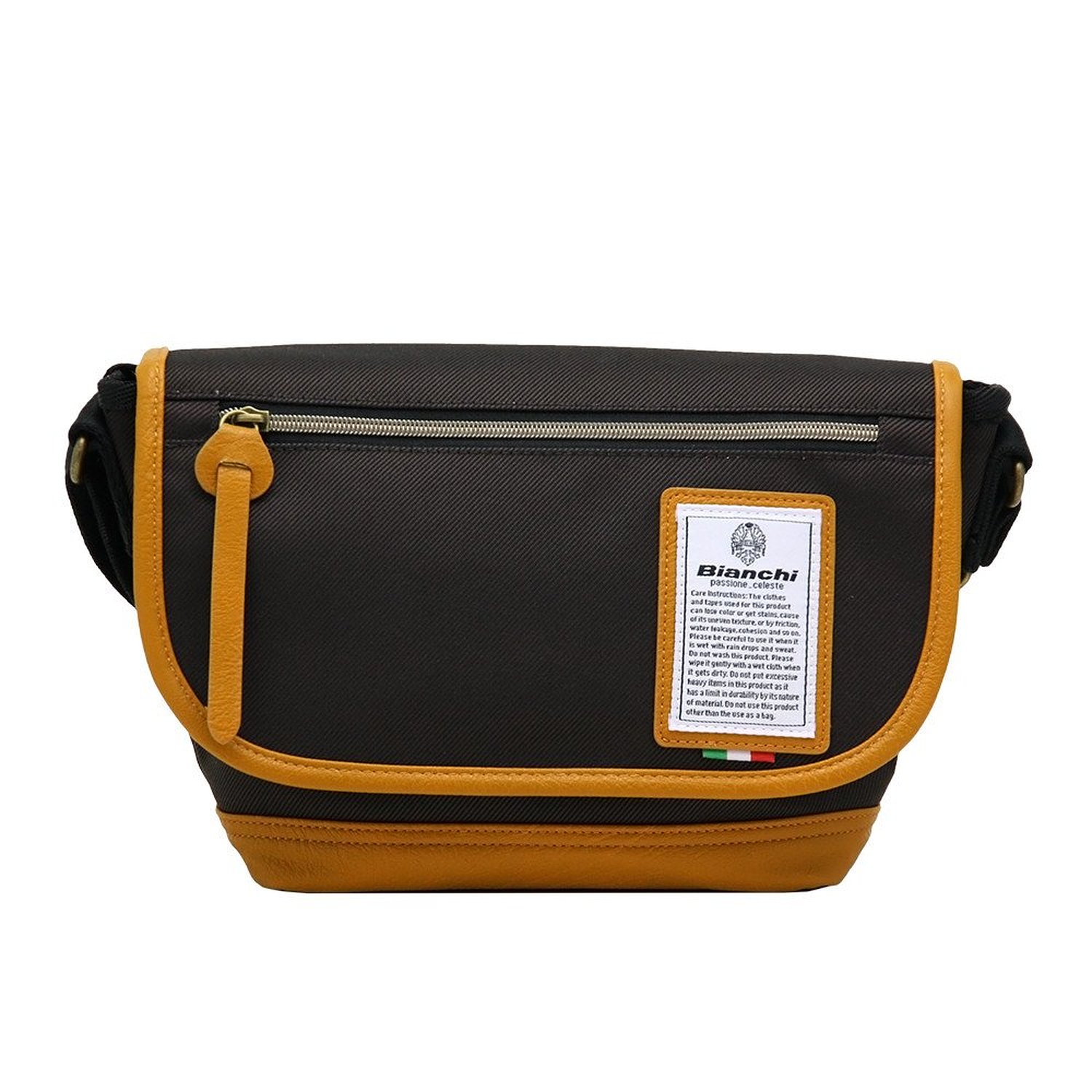Bianchi - LBT35 : A3 Messenger Chocco (สีน้ำตาลแดง/ ขอบหนังสีน้ำตาล)