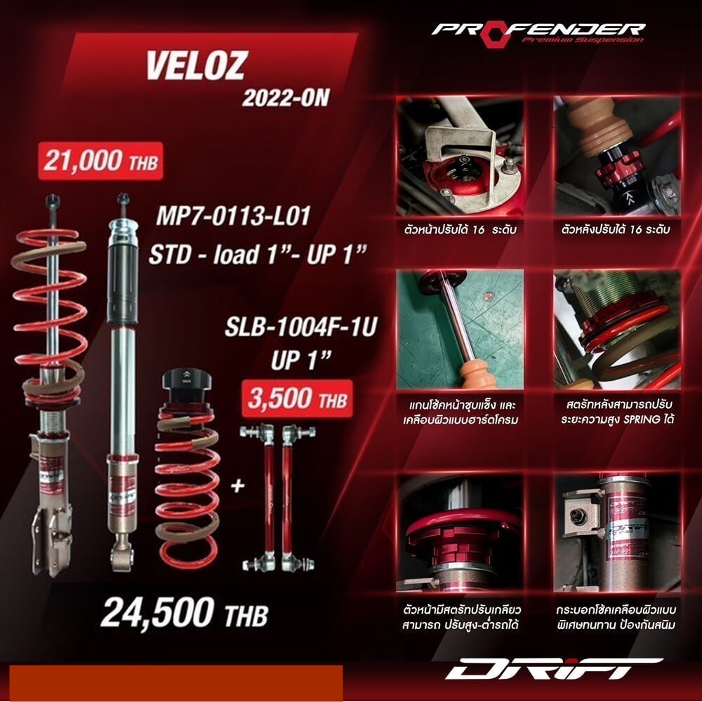Profender Drift Series Toyota VELOZ 2022++