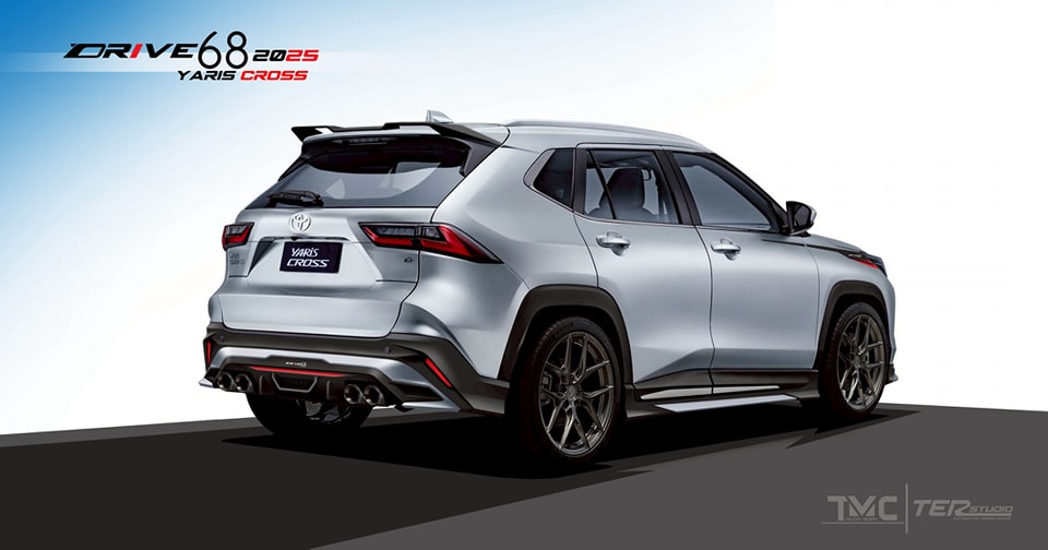 ชุดแต่ง Yaris Cross แบรนด์ DRIVE 68 4 ชิ้น