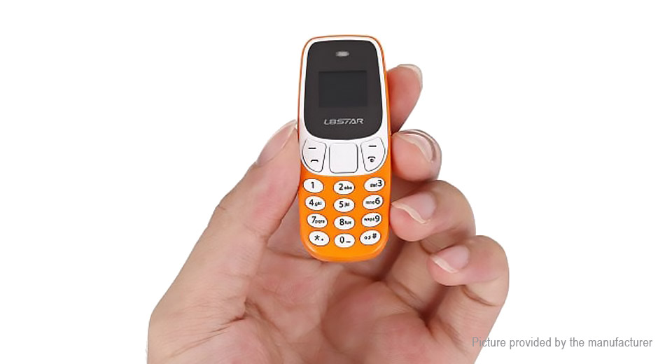 โทรศัพท์มือถือจิ๋ว 7 Cm. L8STAR รุ่น (3310 จิ๋ว) BM10 ใส่ได้ 2 ซิม