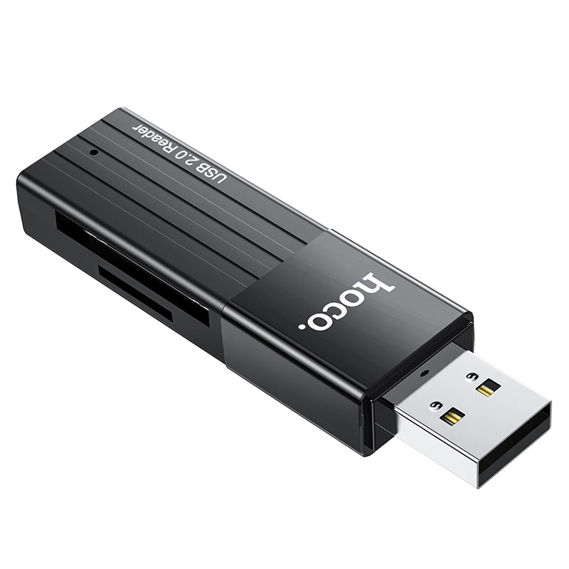 Hoco HB20 Mindful 2in1 Card Reader Support 2TB การ์ดรีดเดอร์ ใช้สำหรับ SD / TF