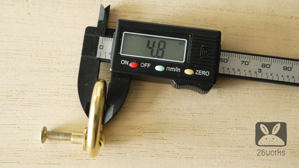 ห่วงลิ้นชัก แป้นดอกไม้ 35 mm สีทอง