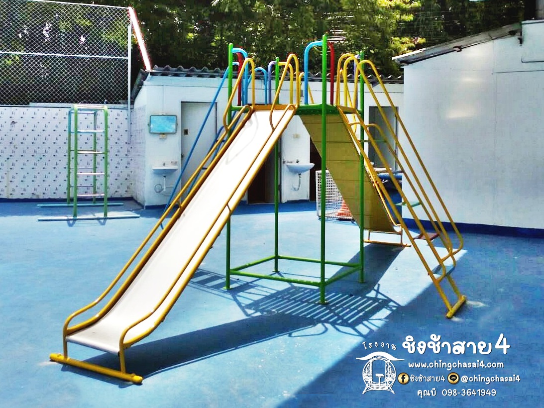 กระดานลื่น2ทาง(ที่ลื่นคนละฝั่ง) สูง150cm.