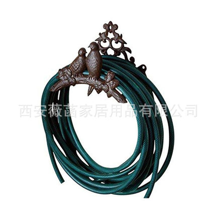 Pre-Order ที่เก็บสายยาง พันสายยาง วินเทจ เหล็กหล่อ Wrought Iron นกคู่