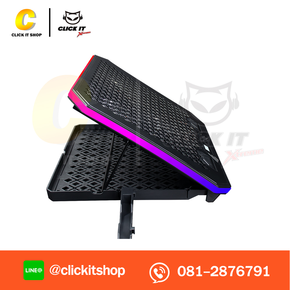 COOLER PAD EGA TYPE CP3 RGB (6FAN) - BLACK