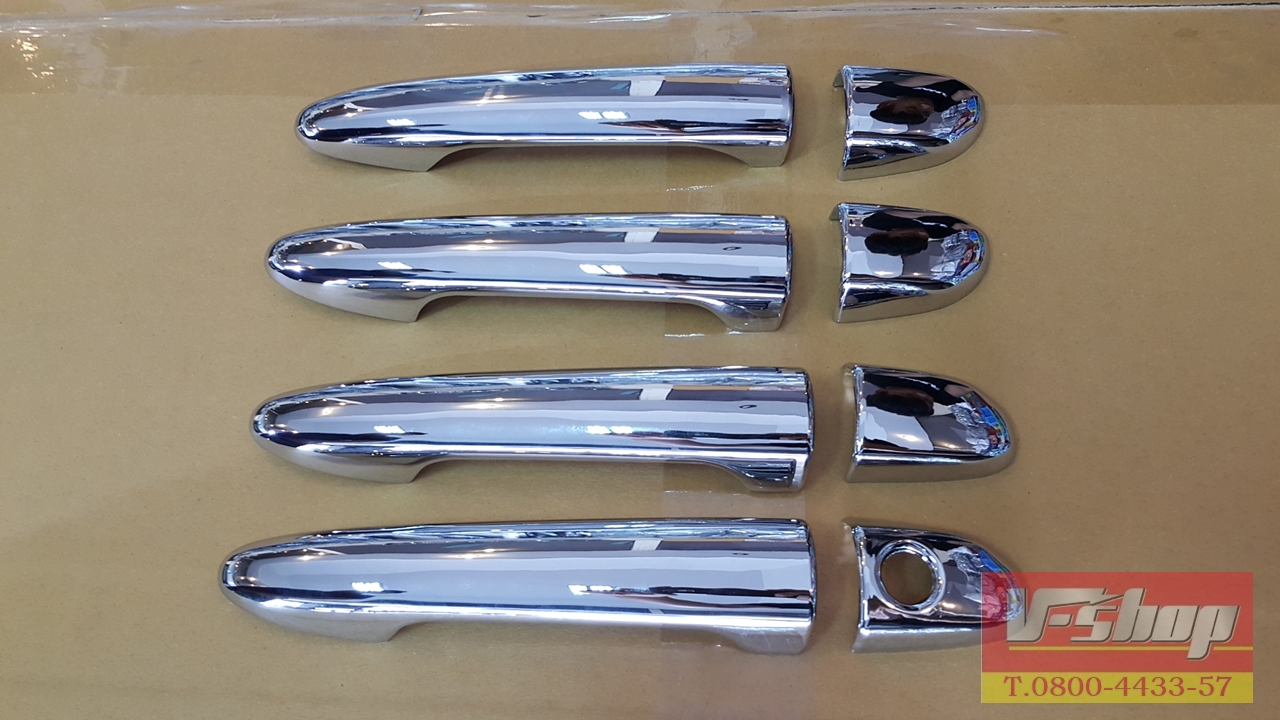 9015 ครอบมือจับโครเมี่ยม Mazda2 Skyactive แบบกุญแจบิดสตาร์ท