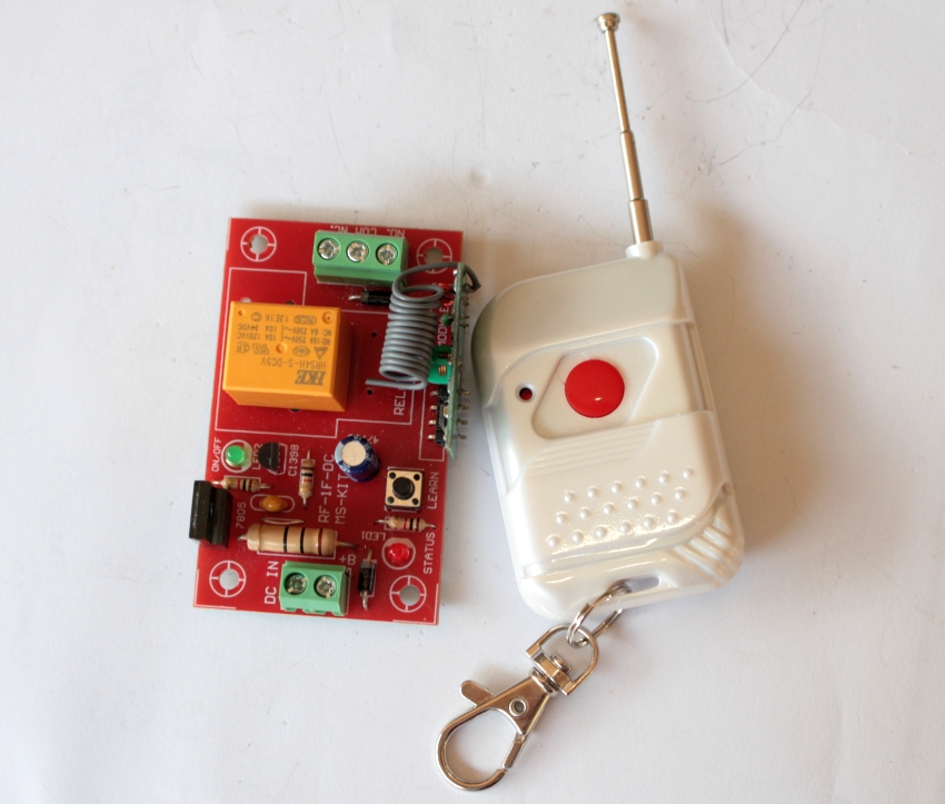 RF-1F รีโมทคอนโทรล 1 ช่อง ใช้ไฟ DC