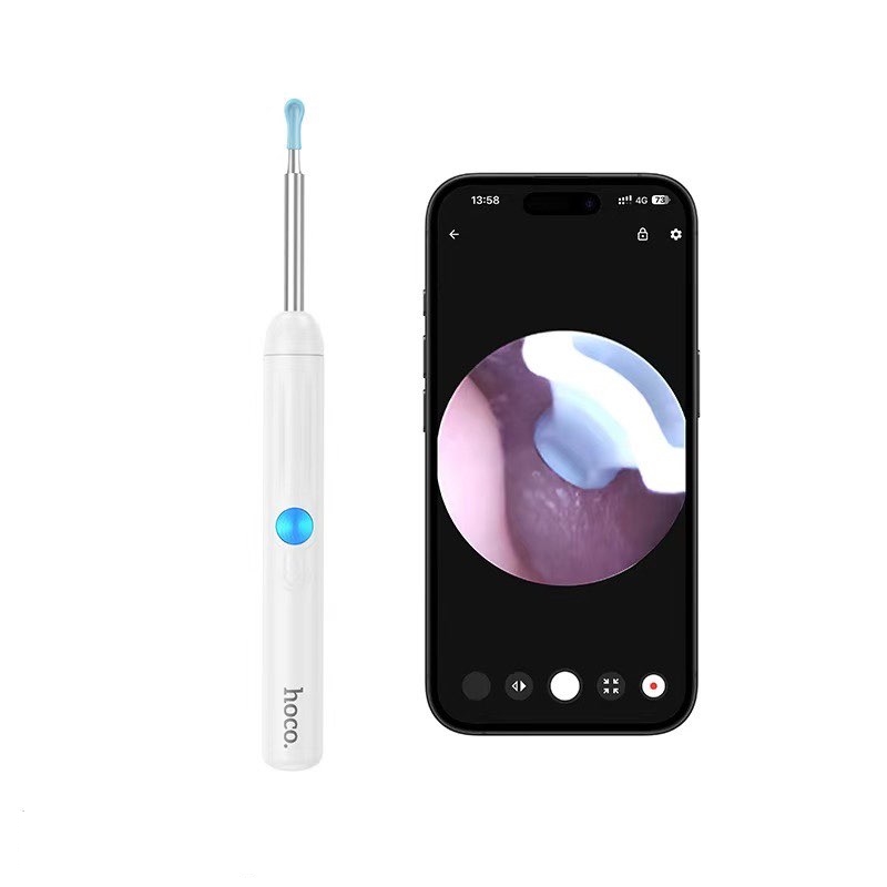 Hoco HP65 ear cleaning tool with camera อุปกรณ์ทำความสะอาดหูอัจฉริยะที่มาพร้อมกล้องและไฟ LED