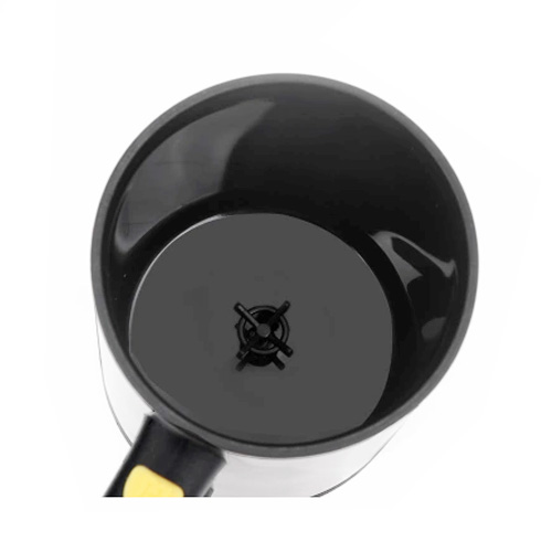 Self Stirring Mug ถ้วยชงกาแฟออโต้ 400ml สีเงิน ผลิตจากสแตนเลสและพลาสติกทนต่อความร้อน