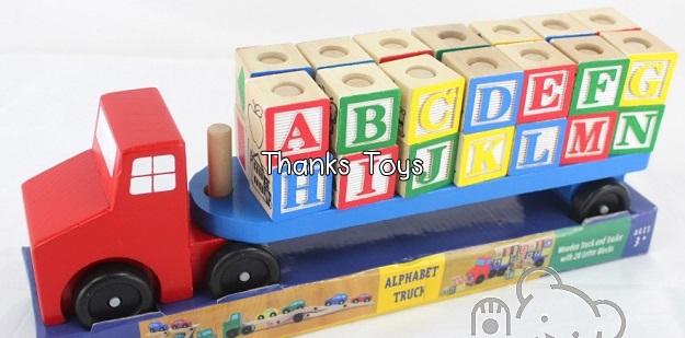 รถพวงบล็อก ABC Melissa & Doug