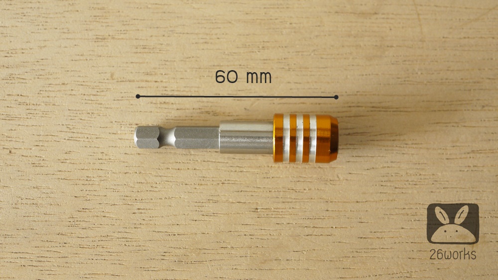 ตัวสวมเร็ว สีทอง 60 mm