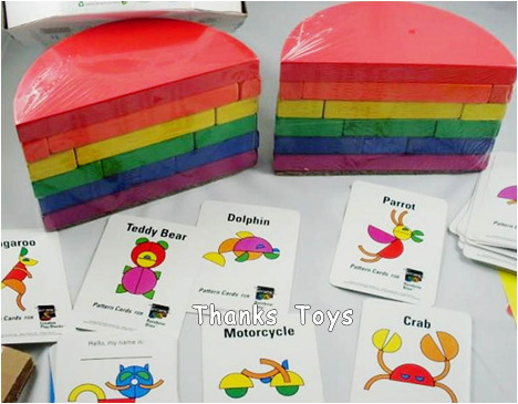 บล็อกไม้ Circle Set