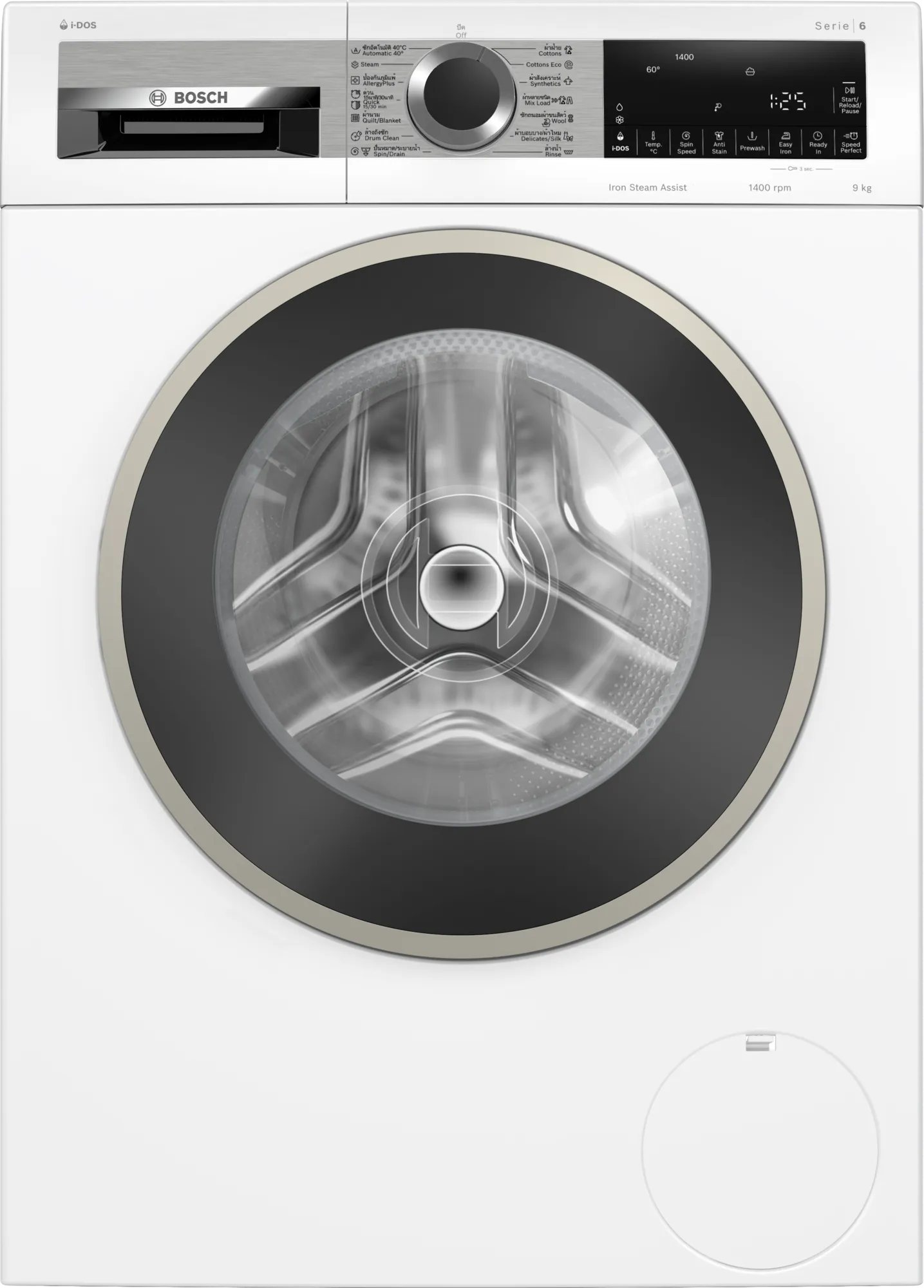 เครื่องซักผ้าฝาหน้า 9 kg 1400 รอบ BOSCH รุ่น WGA244A0TH