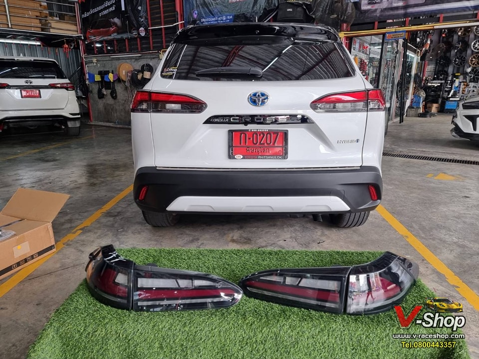 ชุดไฟท้าย LED Lexus style โคมสโมค