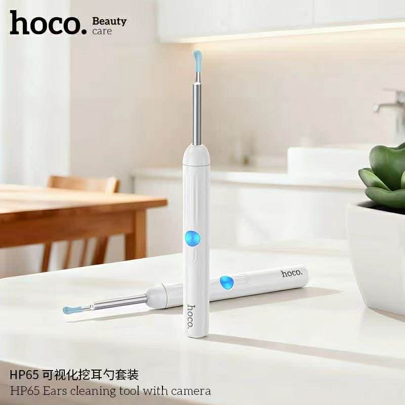 Hoco HP65 ear cleaning tool with camera อุปกรณ์ทำความสะอาดหูอัจฉริยะที่มาพร้อมกล้องและไฟ LED