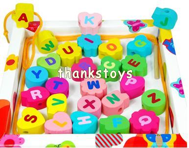 ชุดร้อยเชือกดอกไม้+ผีเสื้อ 32 ชิ้น