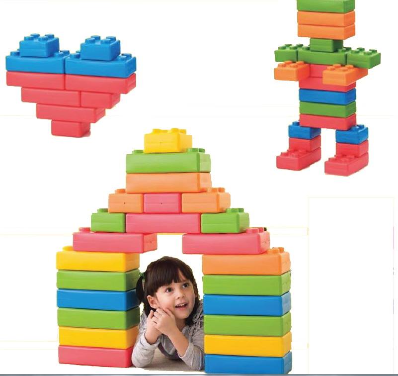 ตัวต่อเลโก้ LERADO ชิ้นเล็ก SIZE:11X11X6.5 cm 10 ชิ้น ชิ้นใหญ่ SIZE:11X22X6.5 cm 20 ชิ้น