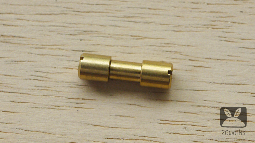 น๊อตยึดประกับ 23x6.7 mm ทองเหลือง