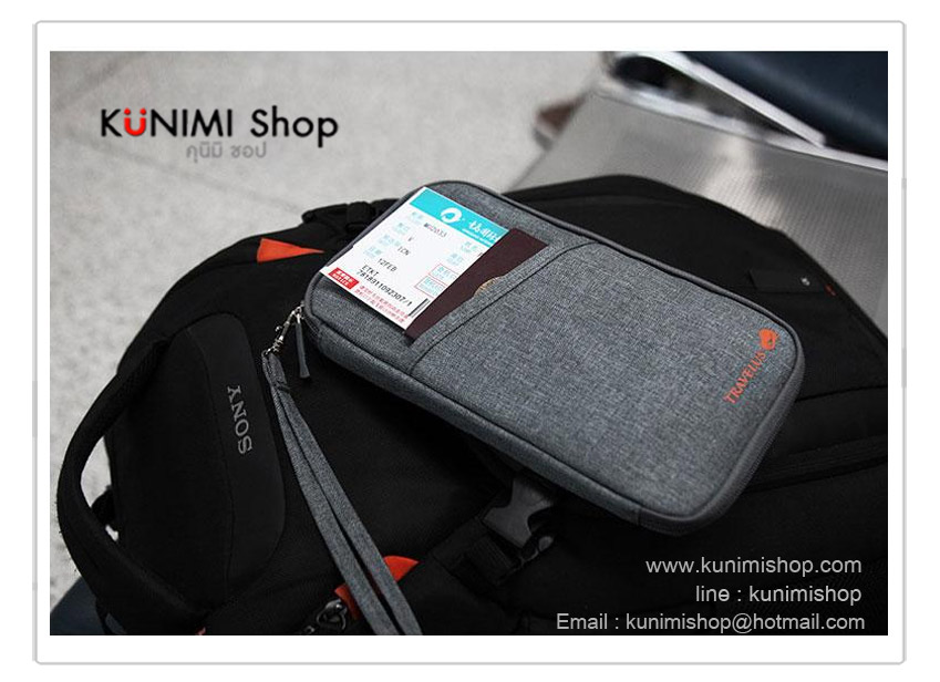 กระเป๋าใส่พาสปอร์ต กระเป๋าถือใส่เงิน นามบัตร บัตรATM มือถือ เอกสารต่างๆ หรือใส่ของจุกจิก มีซิปเปิดปิด พร้อมสายคล้อง สามารถใส่เข้าและถอดออกได้ ด้านใน มีช่องให้ใส่บัตรและเอกสารมากมา และมีช่องซิบไว้ใส่ของสำคัญ มีช่องเสียบปากกา ผ้าสวย งานคุณภาพคะ ขนาดกระทัดรัด ง่ายต่อการพกพา ขนาด : 25 x 15 cm. 