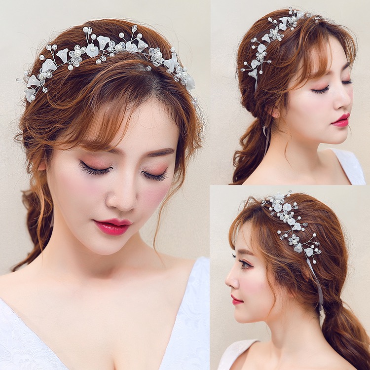 ที่ดาดผมดอกไม้พลาสติก แซมมุก