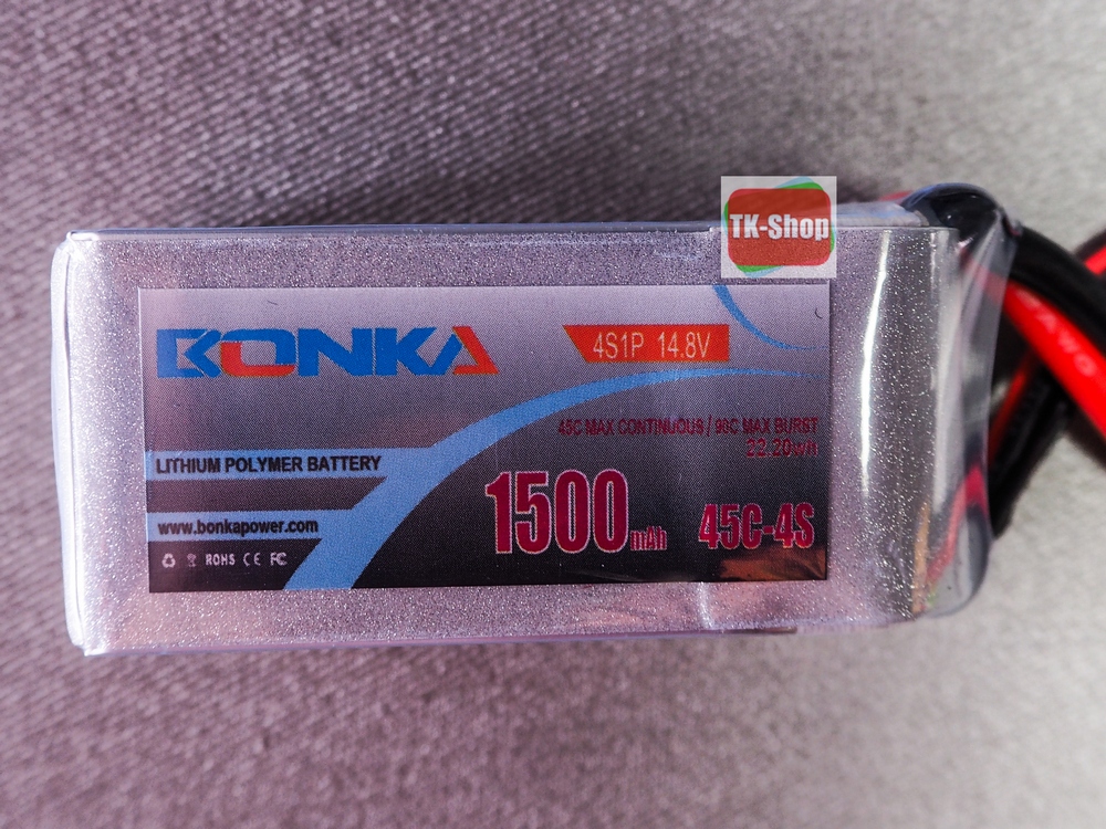 แบตเตอรี่ 14.8V 1500mA 45C-90C XT60