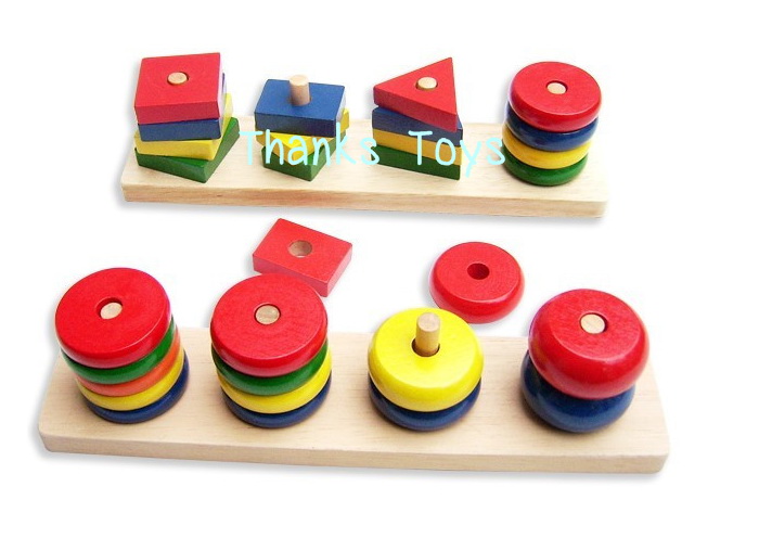 ชุดบล็อกเรขาคณิต 8 แบบ