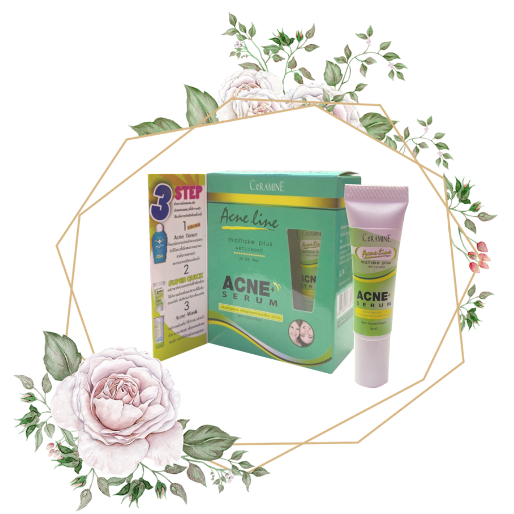 CeRAMINE Acne Line Maitake Plus Artichoke ACNE SERUM เซอรามายน์ แอคเน่ ไลน์ ไมตาเกะ พลัส อาร์ติโช๊ค แอคเน่ เซรั่ม