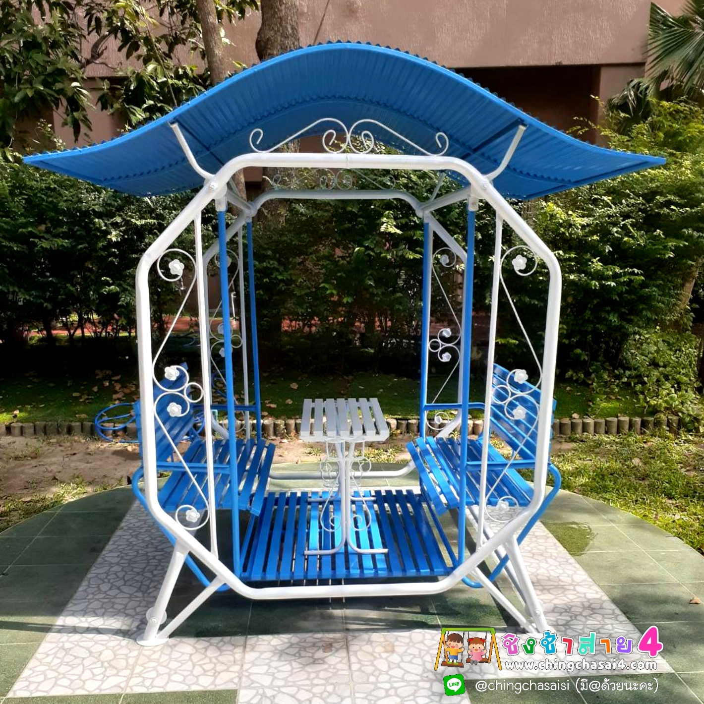 ชิงช้าใหญ่พิเศษมีหลังคา (แบบ 8 เหลี่ยม)