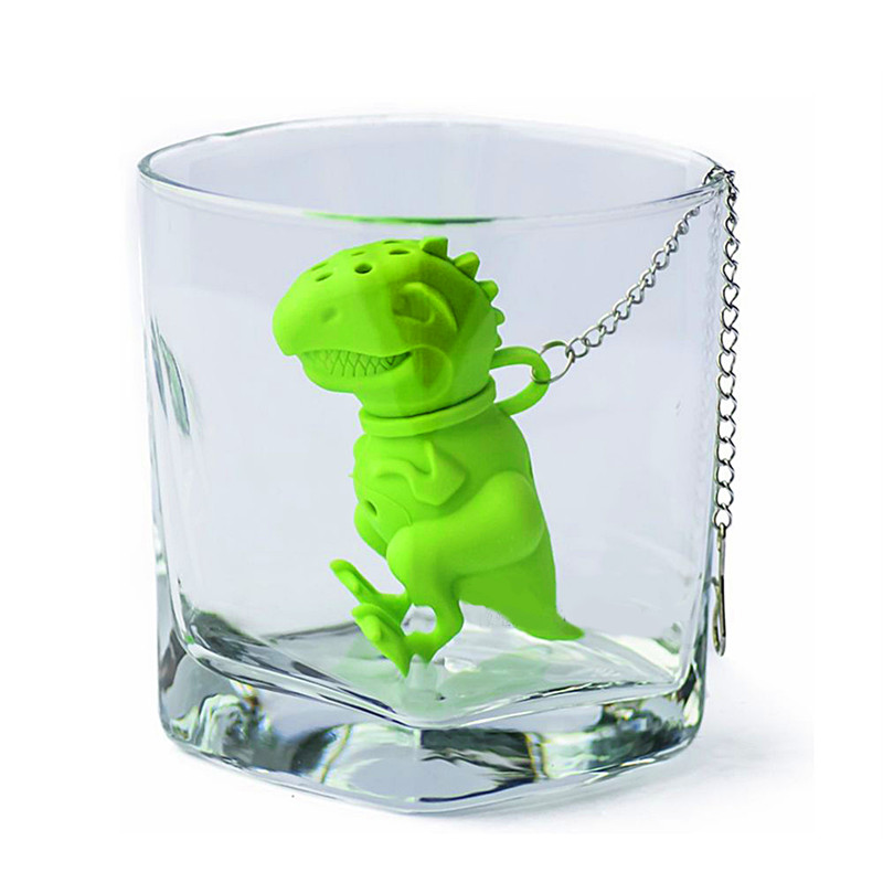 ที่กรองชา ซิลิโคน tea infuser tea Rex ลายไดโนเสาร์ ทีเร็กซ์ มี 2 สี