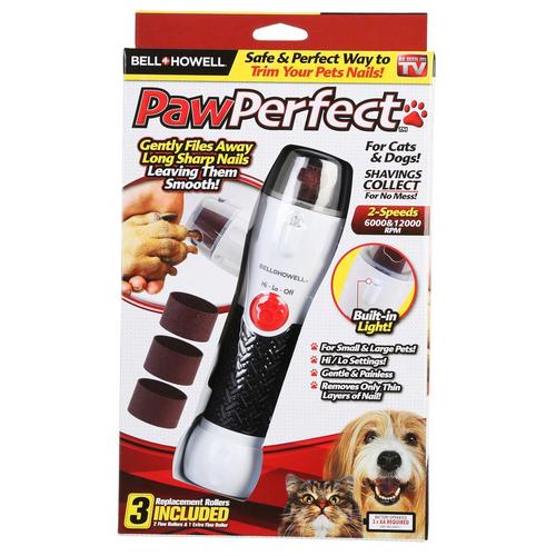 เครื่องตะไบเล็บสัตว์ไฟฟ้า ปรับระดับได้ 3 ระดับ (Paw Perfect) เครื่องแต่งเล็บสัตว์ เครื่องตัดเล็บหมาไฟฟ้า เครื่องแต่งเล็บหมา