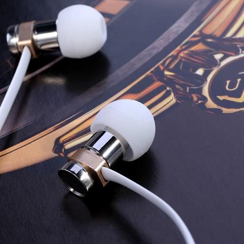 หูฟังพร้อมสมอล์ลทอล์ค ใชได้ทั้ง ios และ Android ปรับ ลดเสียงได้ คุณภาพชัดเจน รุ่น Small Talk RM-565i สีขาว