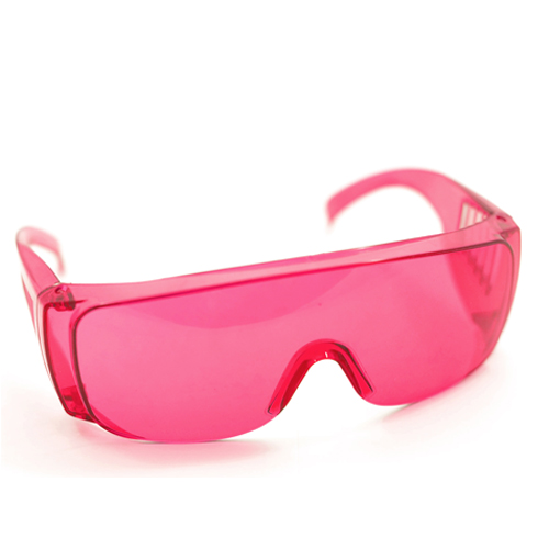 แว่นตากันน้ำ แว่นตากันลม สำหรับขี่จักรยาน safety glasses สีแดง