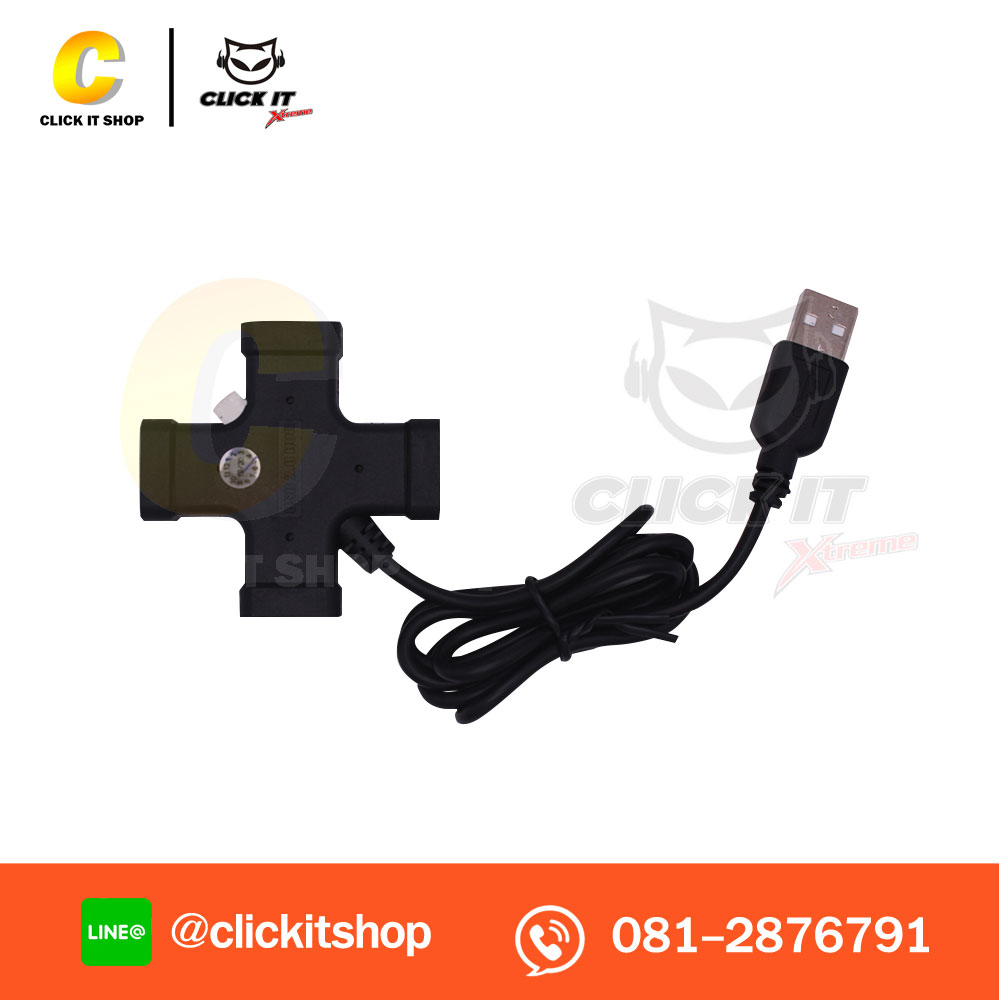USB HUB 2.0 4 PORT OKER H365 คละสี