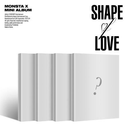[Pre] Monsta X : 11th Mini Album - SHAPE of LOVE (Random Ver.)