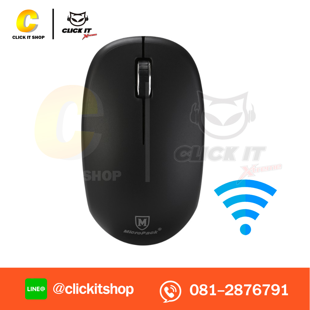 MOUSE WIRELESS MICROPACK MP-716W (BLACK)