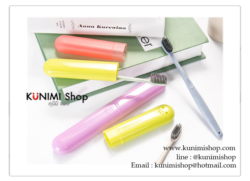  กล่องที่เก็บแปรงสีฟัน หรือ ใส่เครื่องเขียน สำหรับพกพาเดินทางท่องเที่ยว พกพาไปในที่ต่างๆ กันฝุ่น กันแมลง และสิ่งสกปรกต่างๆ ครับ ขนาด : 20 x 3 cm.