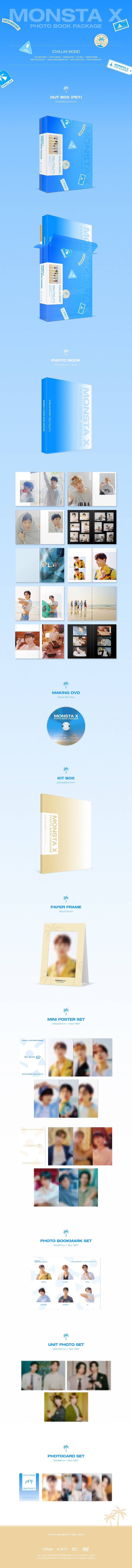 [Pre] Monsta X : 2021 PHOTO BOOK PACKAGE - CHILLAX MODE