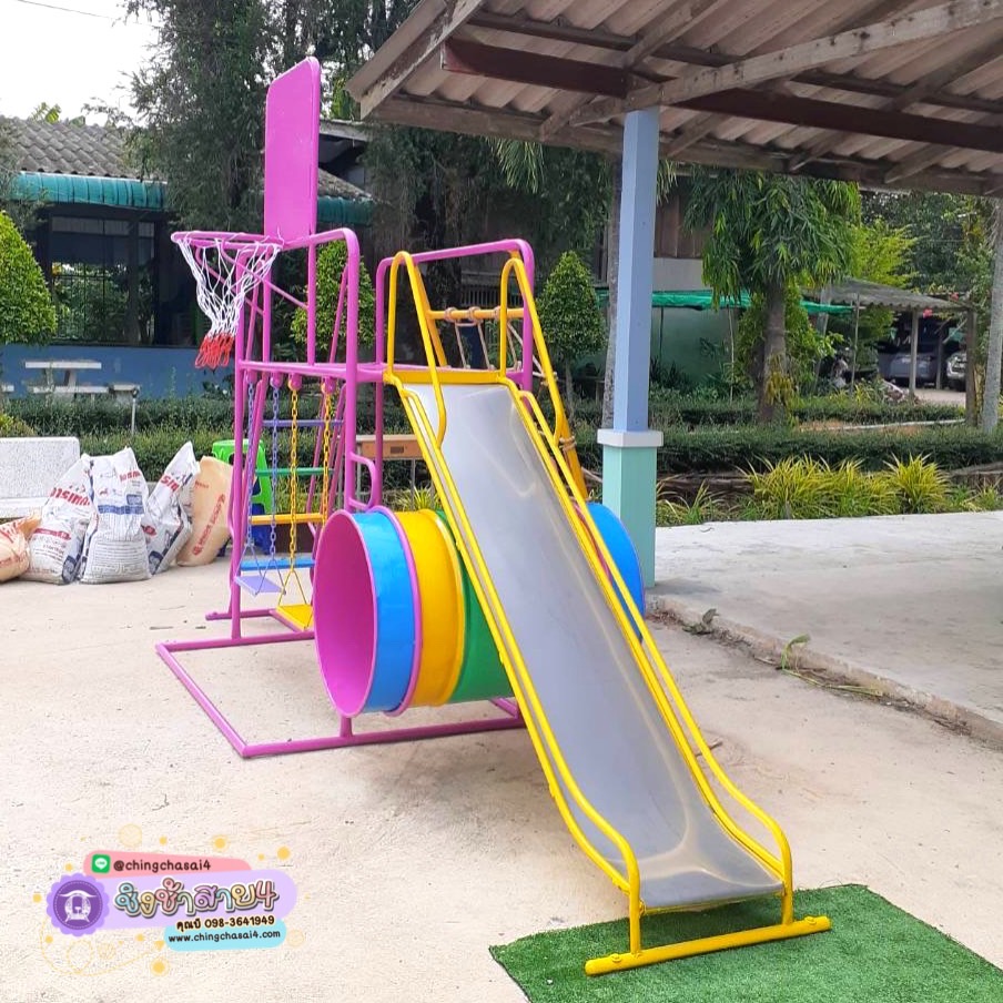 ชุดรวมเชือกถักใหญ่ (ที่นั่งโซ่2อัน+แป้นบาส)