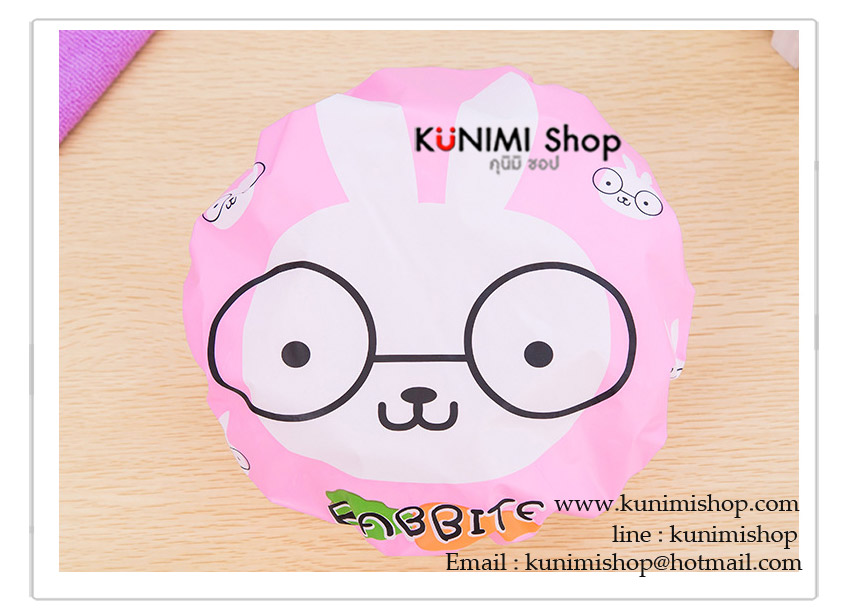 หมวกคลุมผ้าใส่อาบน้ำ ลายการ์ตูนน่ารัก มีให้เลือกหลายลายคะ