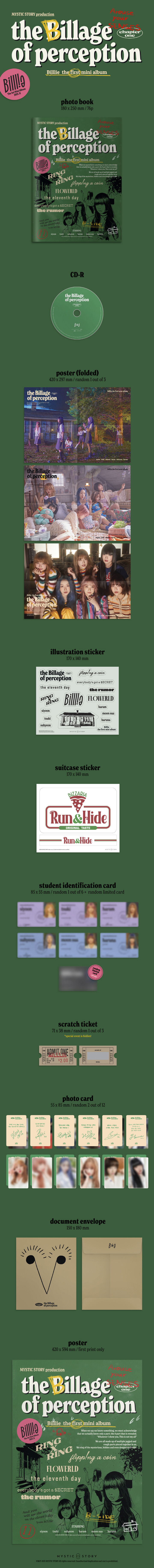 [Pre] Billlie : 1st Mini Album - the Billage of perception : chapter one