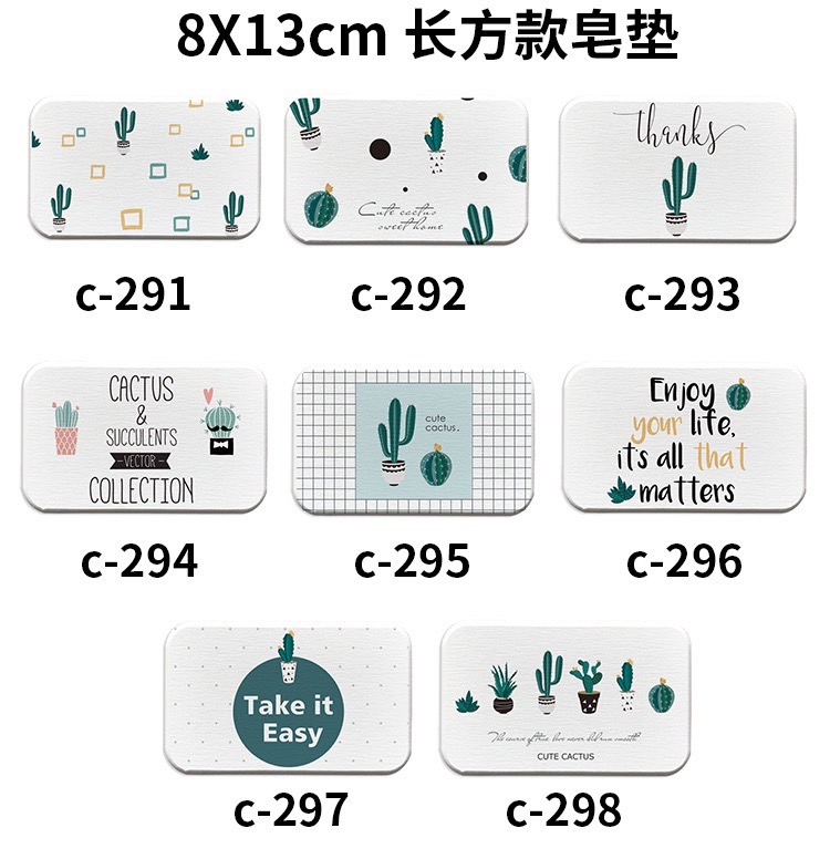 ที่วางสบู่ Soap Dish ที่วางแก้วบ้วนปาก หินรองสบู่ ซับน้ำ Diatomite น้ำไม่เลอะโต๊ะ ทรงผืนผ้า