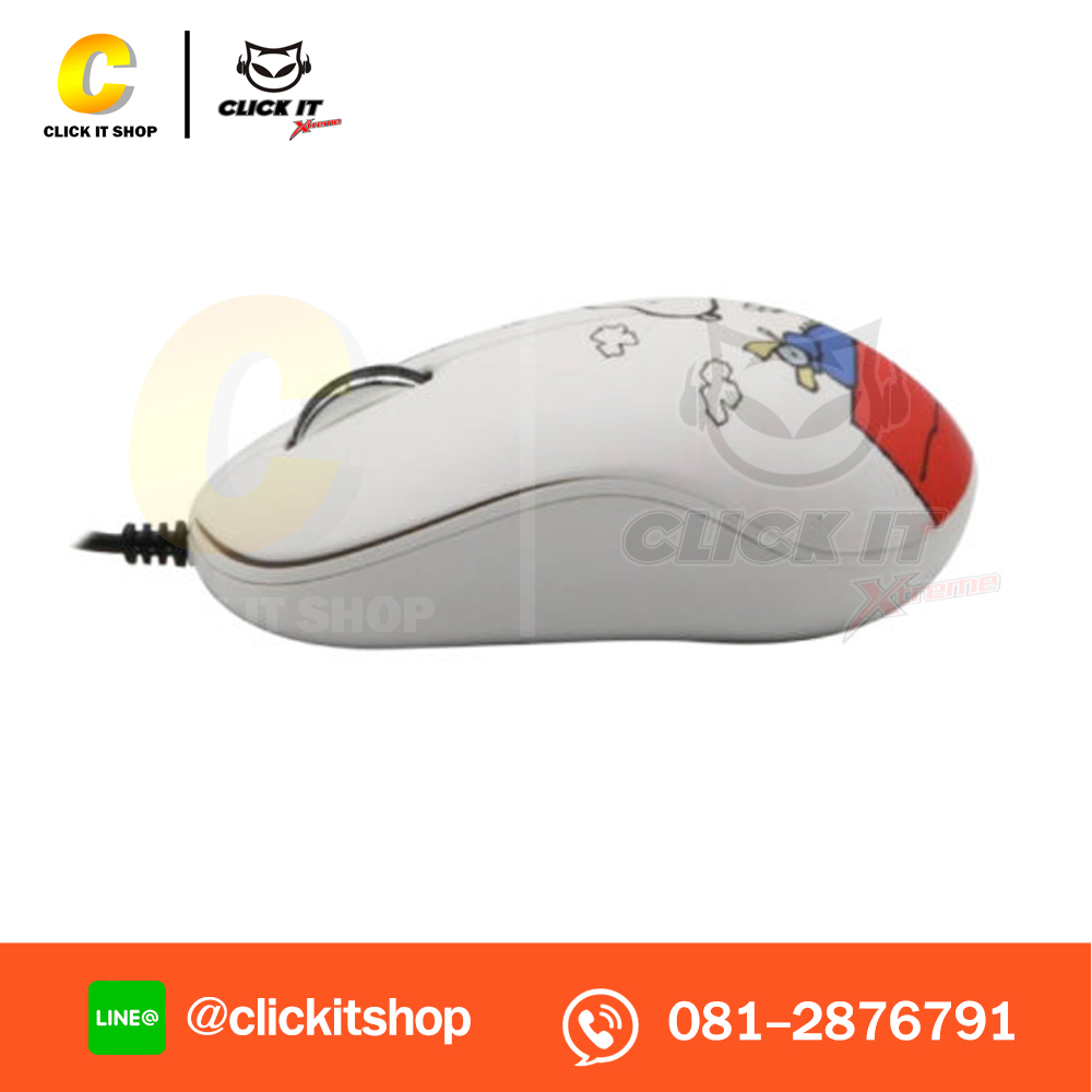MOUSE USB ANITECH x PEANUTS SNP-A548-WH