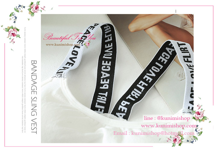 สื้อกล้าม เสื้อซับในแบบครึ่งตัว แนวสปอรต์ กีฬา