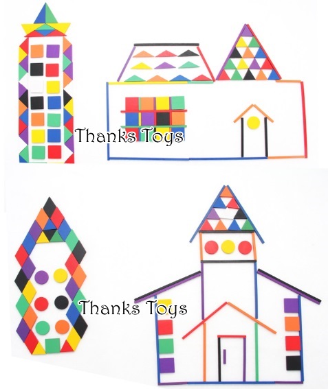 บล็อกไม้ Gabe Froebel Wooden Educational Toys 1,064 ชิ้น