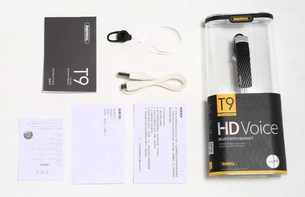 หูฟังบลูทูธ พร้อมสมอลล์ทอล์ค รุ่น Small talk BT/RB-T9 (Pink)