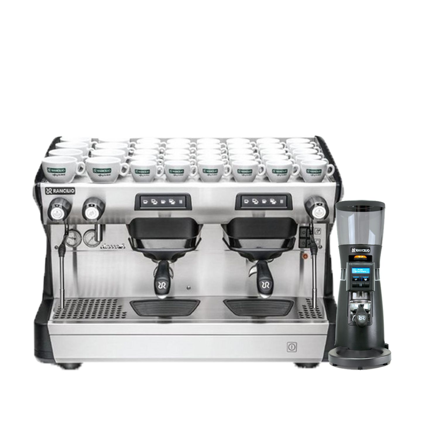เครื่องชงกาแฟ Rancilio Classe 5 + เครื่องบด Rancilio Kyro 65 od