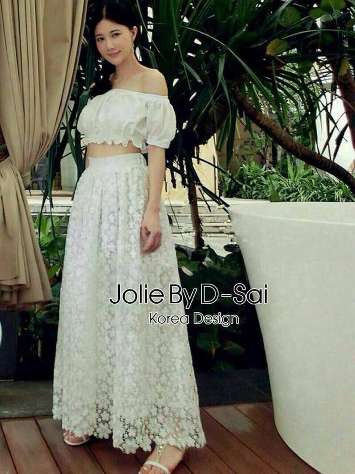 พร้อมส่ง Set ชุดเซต เสื้อ+กระโปรง Top & Skirt 2 Pcs