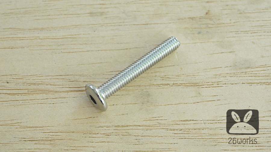 สกรูหัวแบน สแตนเลส 304 M6x40 mm