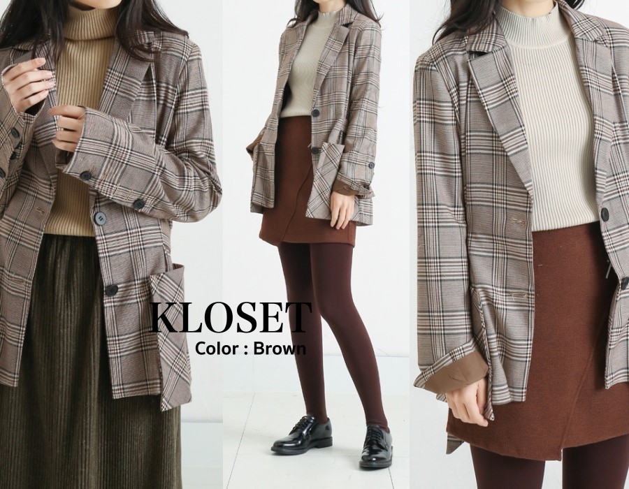 เสื้อผ้าเกาหลี พร้อมส่ง เสื้อสูท เข็มขัดเย็บติด กับกางเกงขายาว