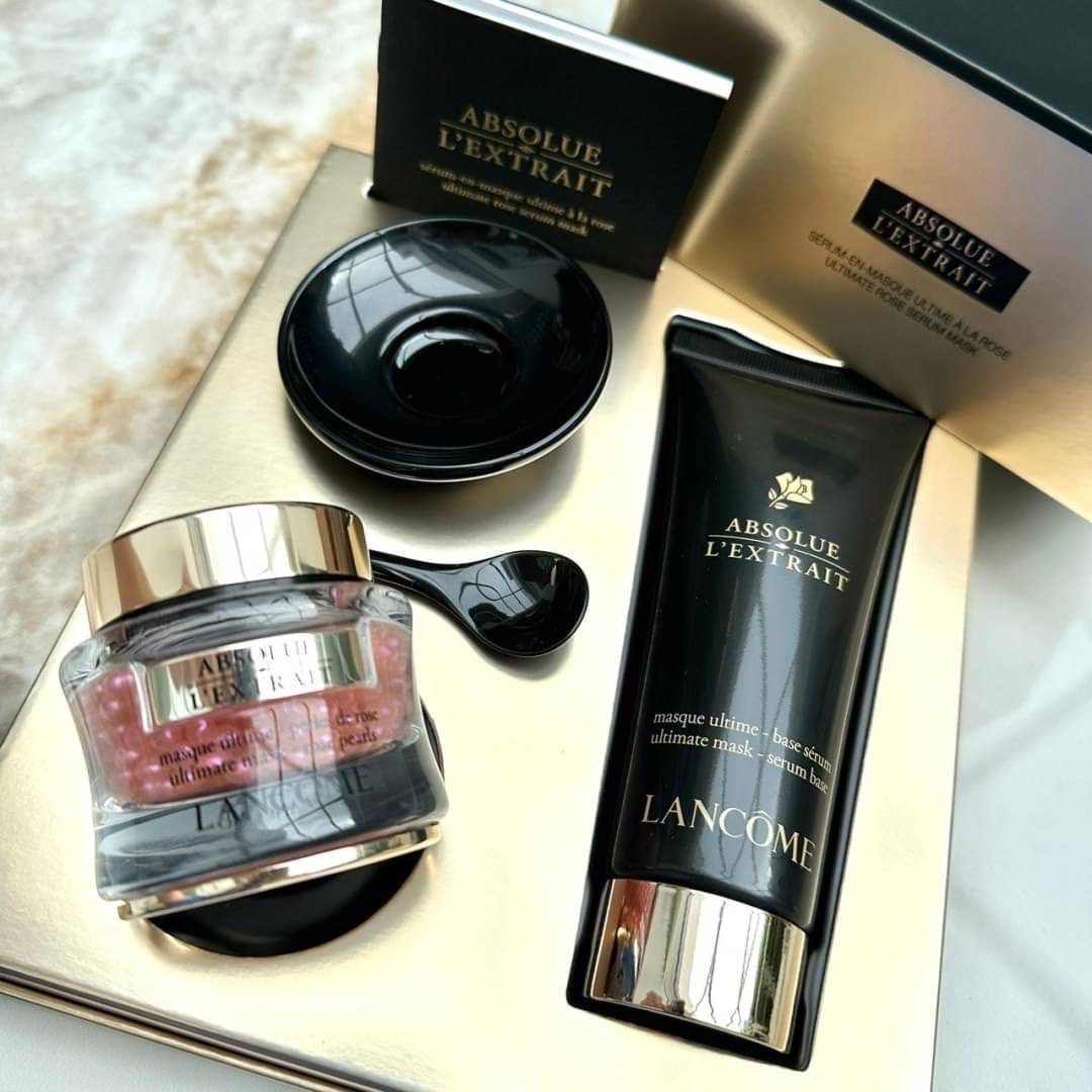 ครีมมาร์คหน้าLancome Absolue L'Extrait Ultimate Rose Serum Mask